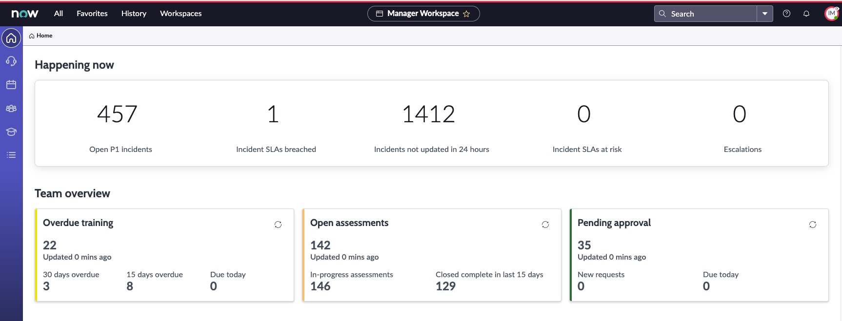 Workforce Optimzation Landing Page