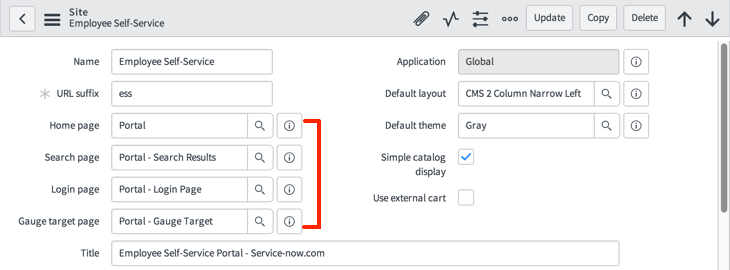 CMS ページ参照フィールド