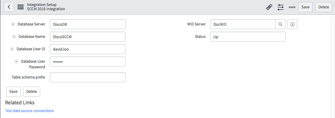 SCCM データインポートのセットアップ
