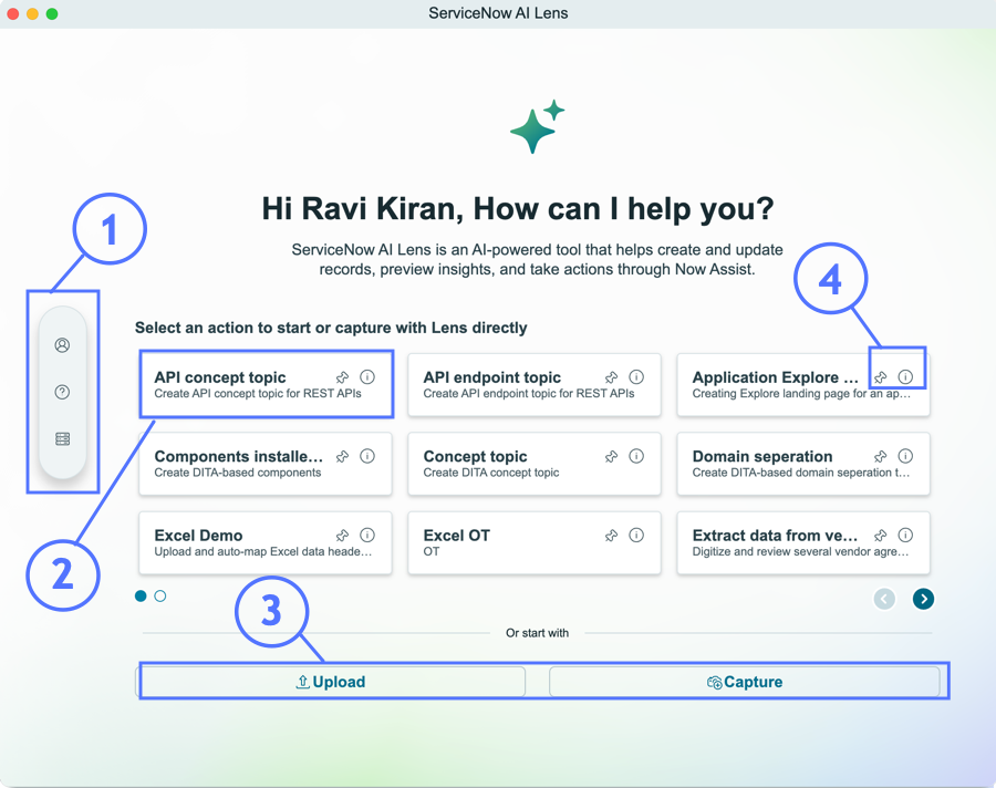 ServiceNow AI Lens Zielseitenübersicht