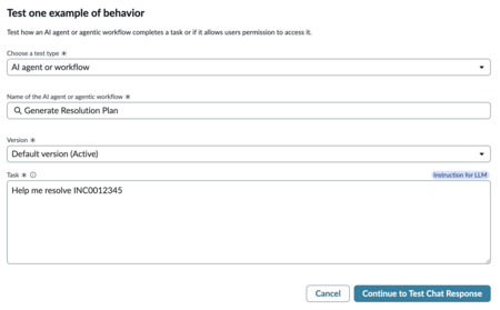 Complete testing form