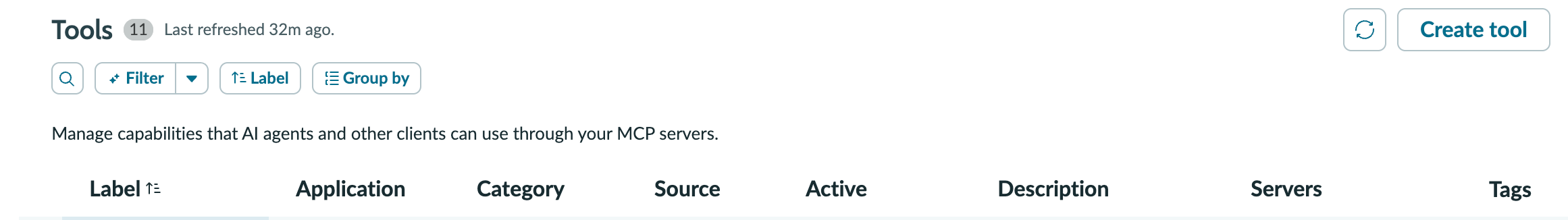 Tools attributes