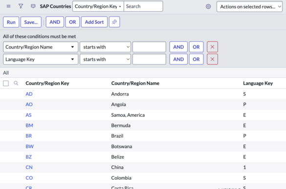 View and query data from the system of record inside a ServiceNow AI Platform table