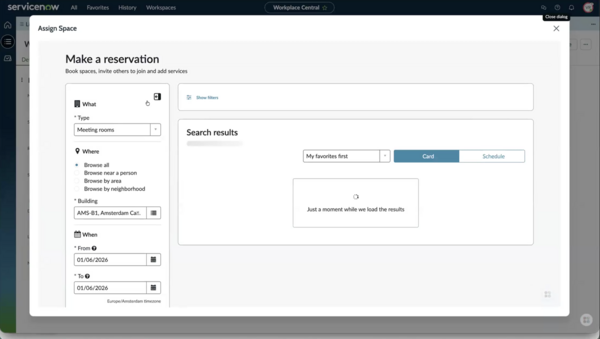 Make a reservation page showing prefilled values from a waitlist record.