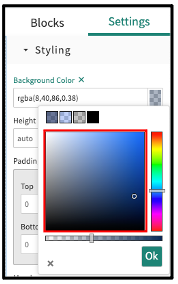 Rich Content Editor - Color palette