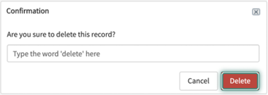 DevOps delete record