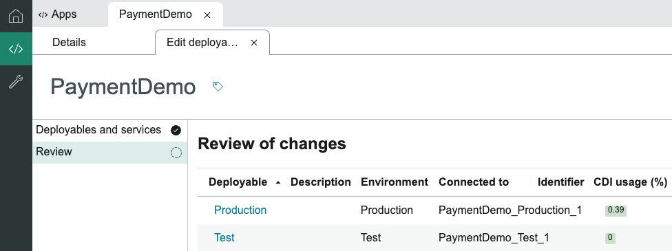 Choose how to create the new CDM application