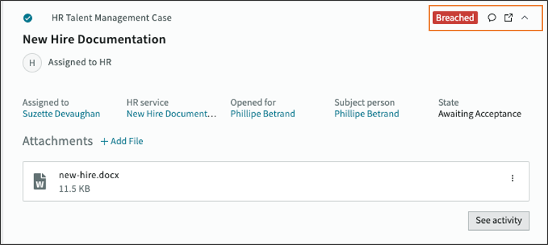 HR Agent WS – Playbook-Kartendetails