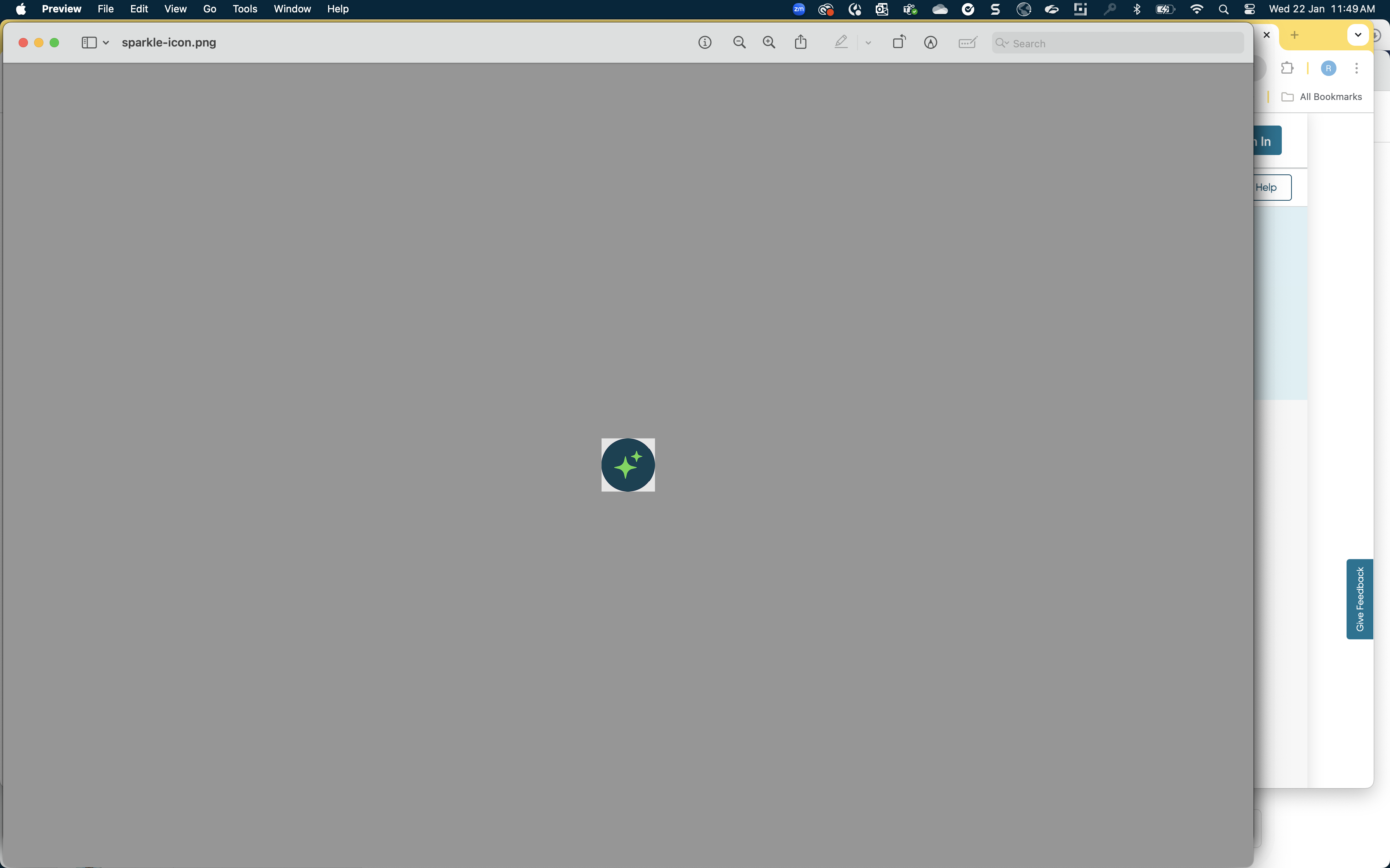 WSD 生成 AI の Now Assist アイコン。