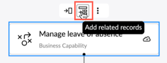 Add related records