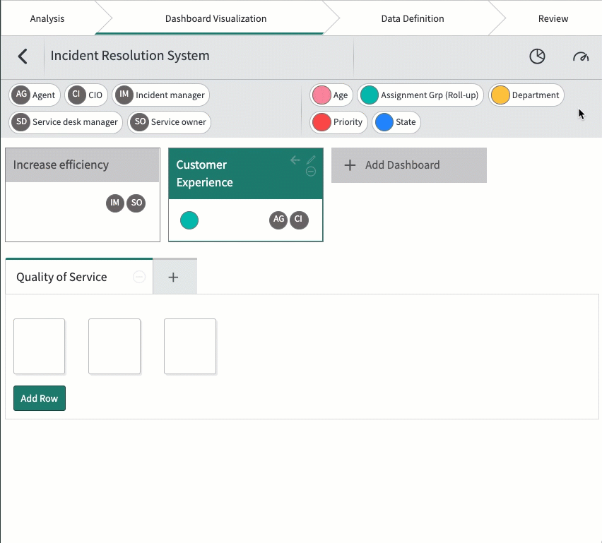 Adding a canvas to a dashboard
