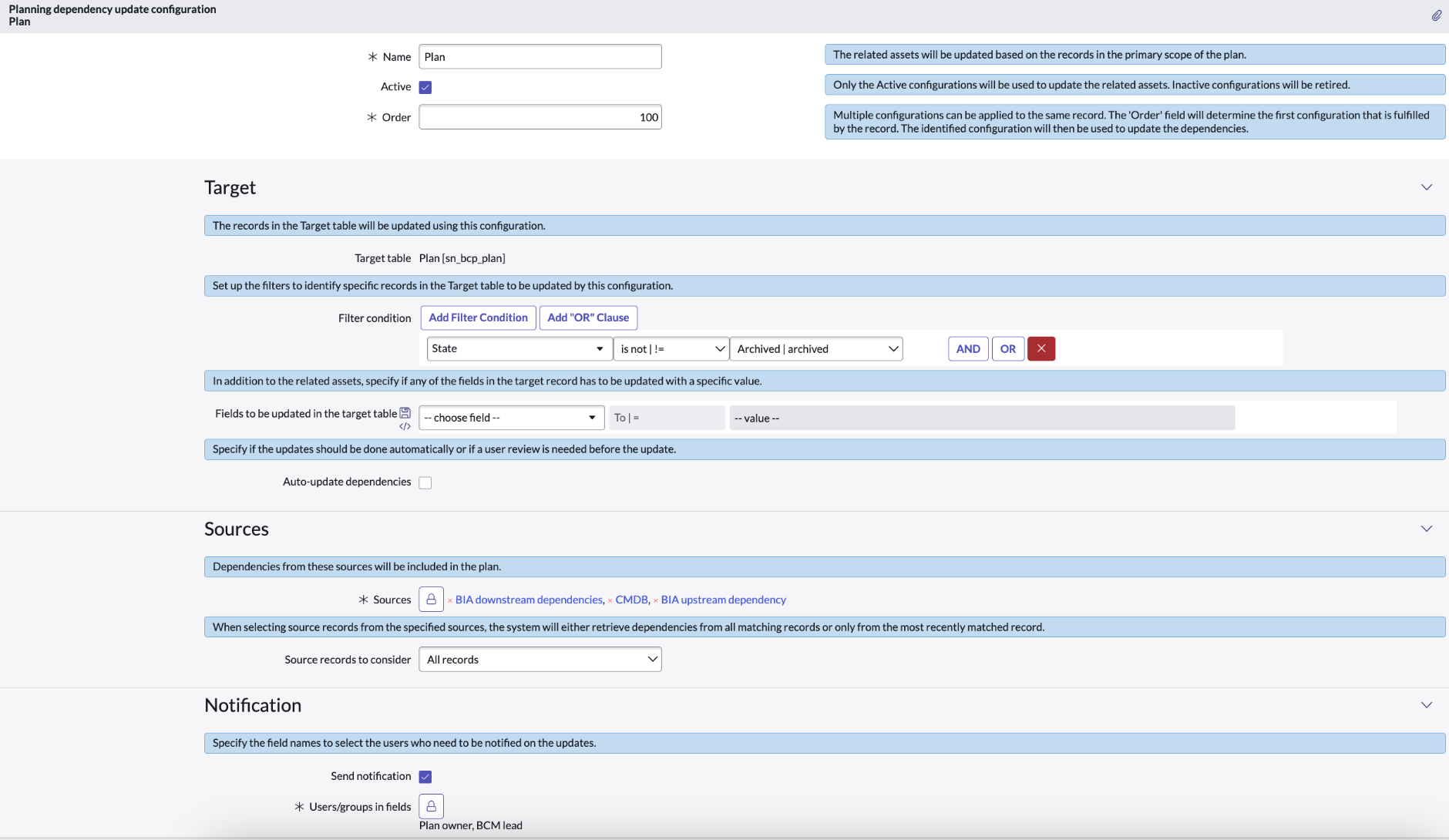Updating the BCP dependencies.