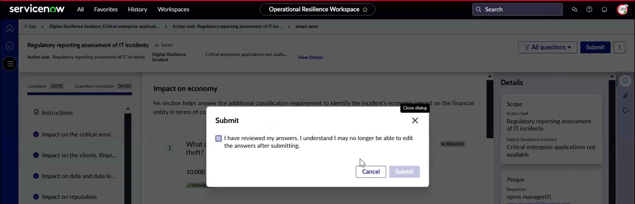 Submit the answers.
