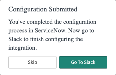 Confirmation window