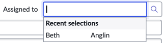 Auto-complete no display value