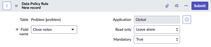 Data policy action