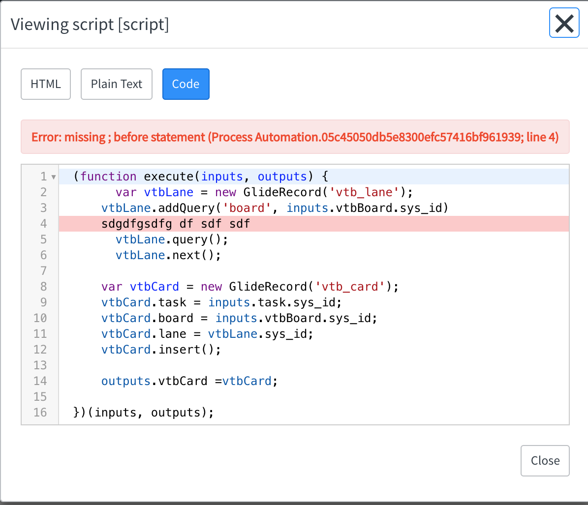 Exemple de script