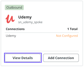 Udemy スポークの接続