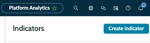 Create indicator button on indicator library page.
