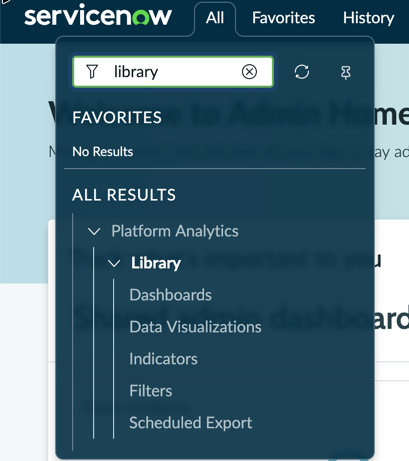 Platform Analytics menu path