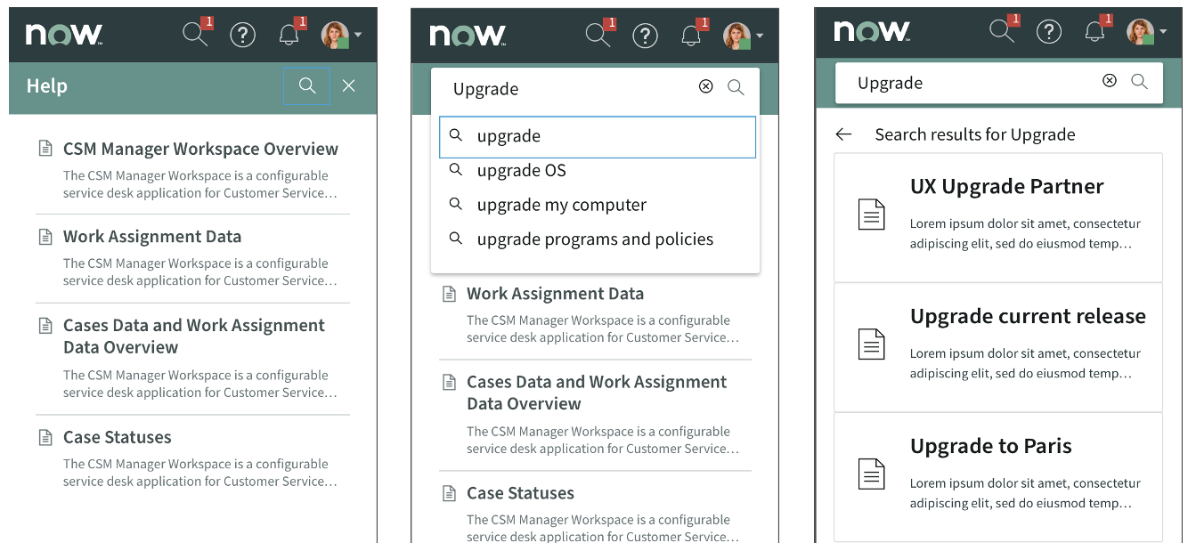 AI Search engine help panel