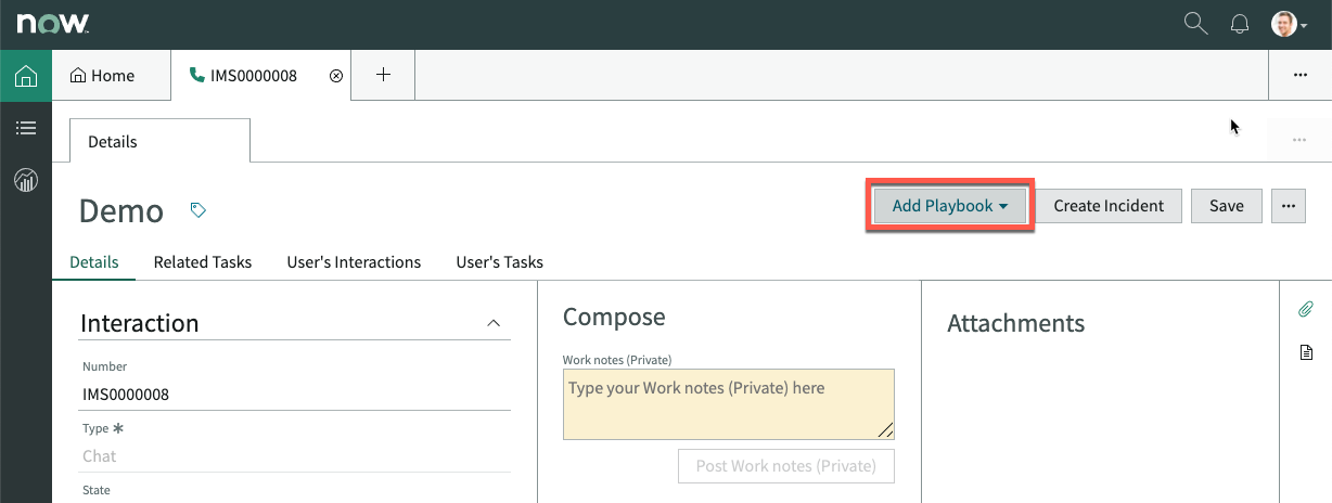 Add Playbook example