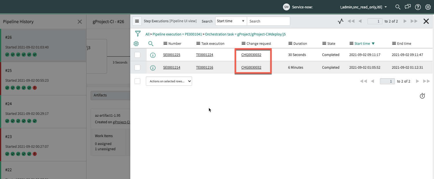 DevOps で変更要求フライアウトを再利用