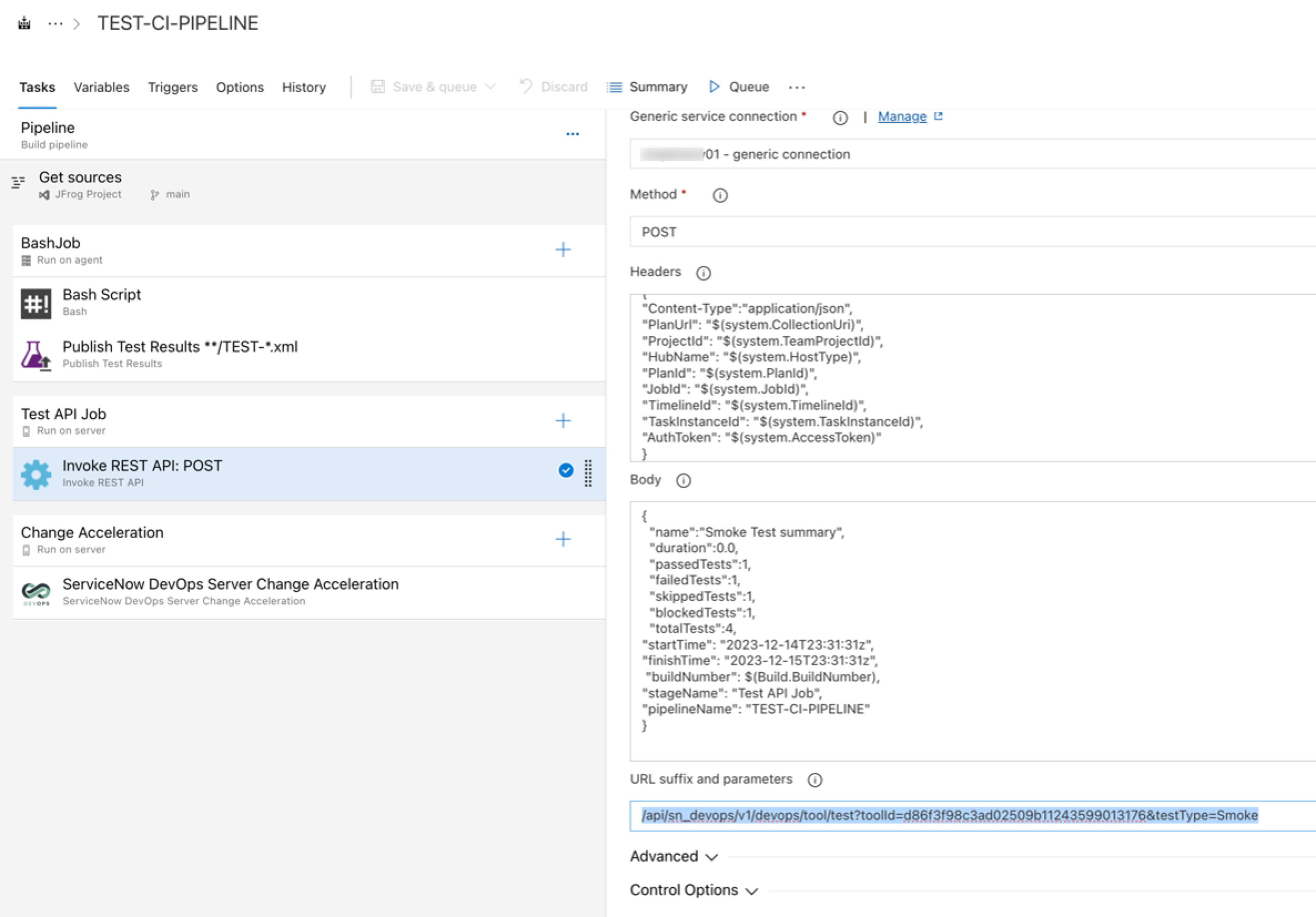 他の機能テストのサンプル Azure DevOps パイプライン構成。