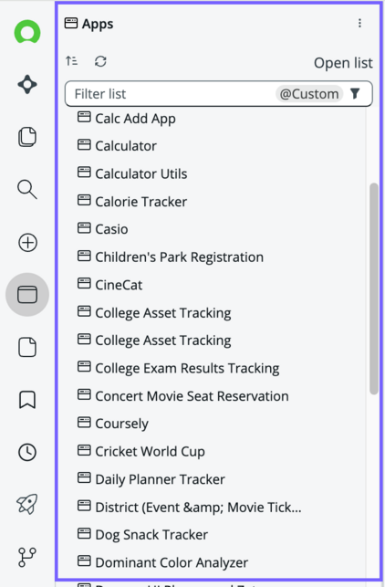 ServiceNow Studio user interface
