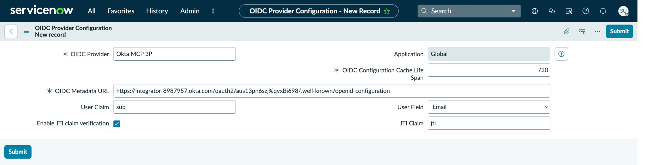 Configure OIDC provider