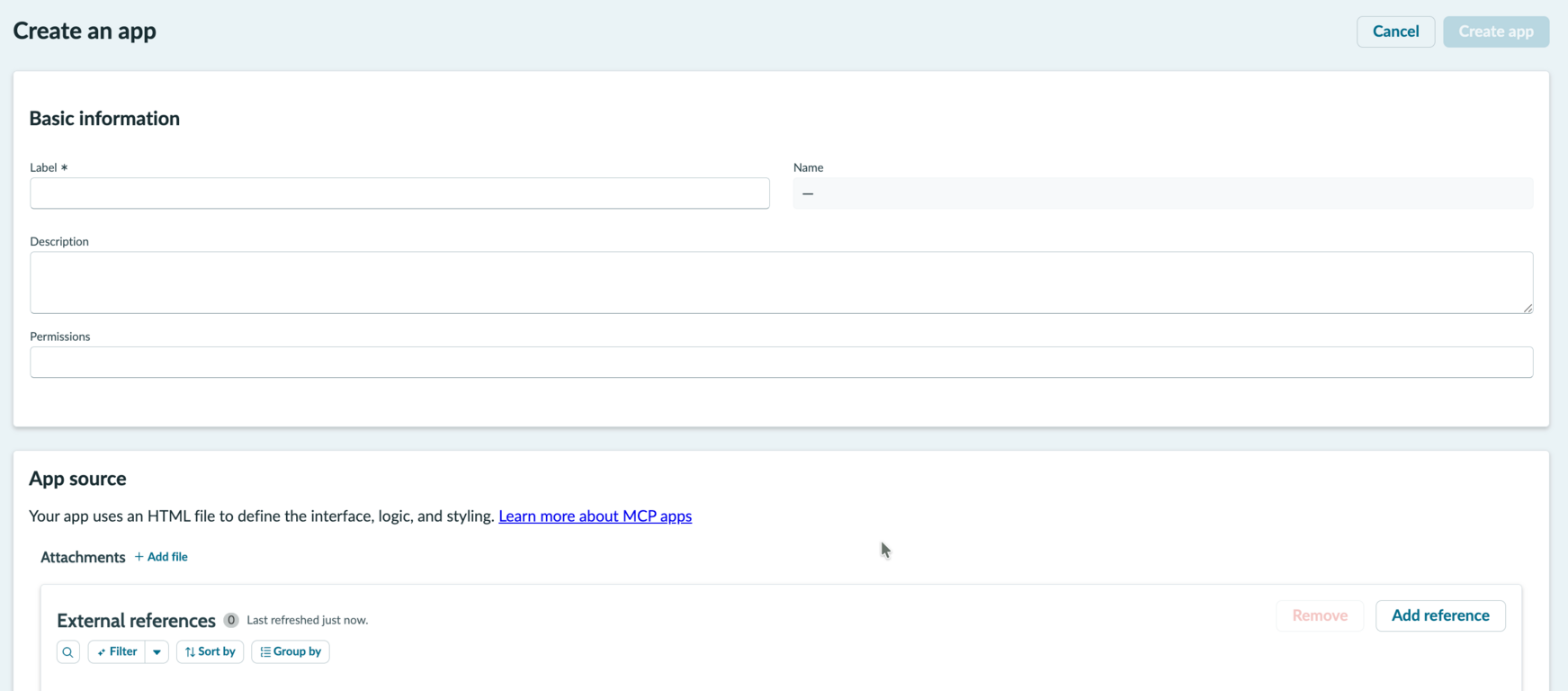Create MCP apps