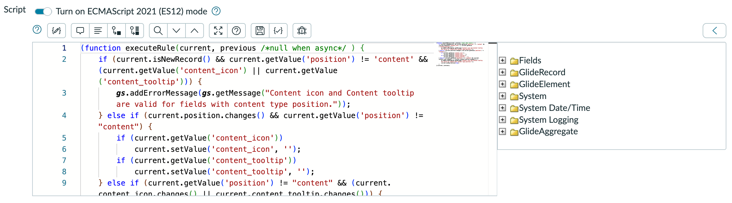 Edit JavaScript syntax