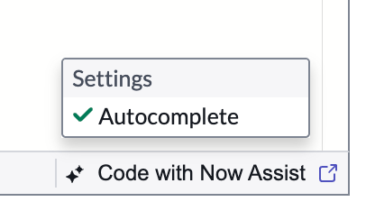 Click to disable autocomplete