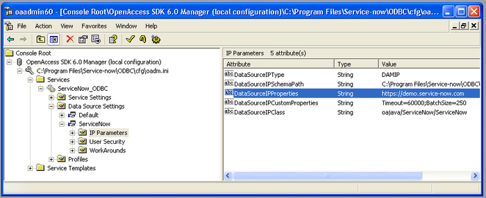ODBC Management Console