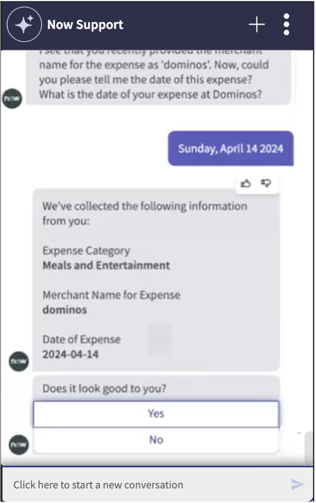 Submit an expense bill