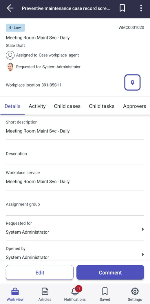 Case details