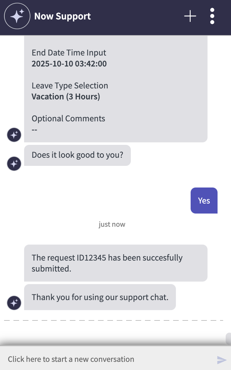 Request time off 2