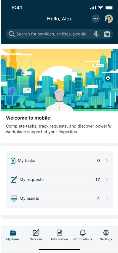Now mobile applet launcher
