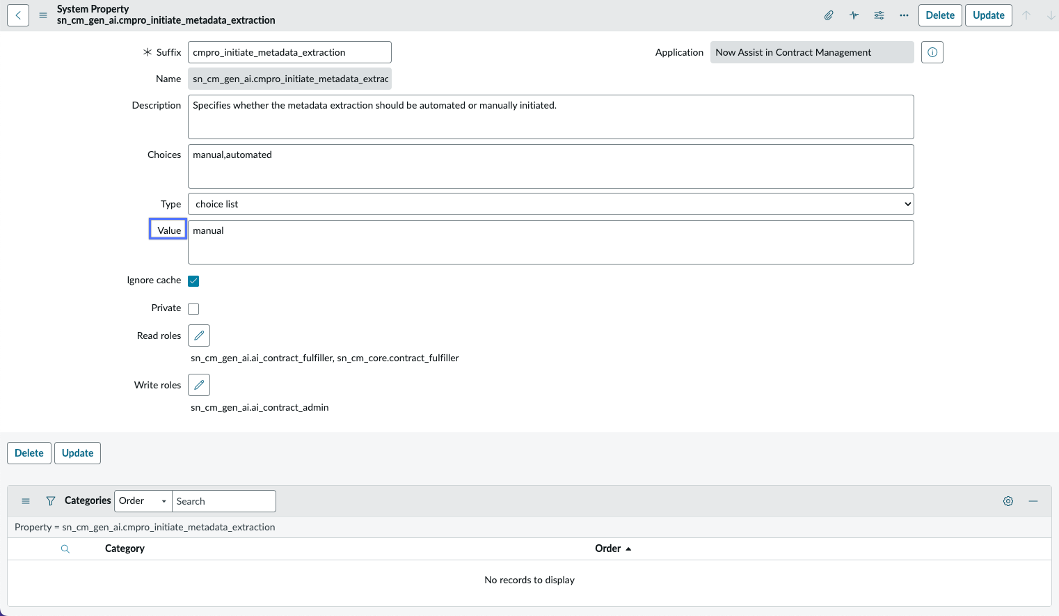 Set metadata extraction initiation method.