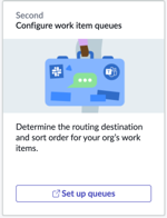 Set up queues in the AWA home page