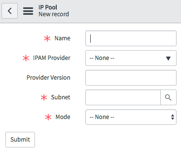 Erstellen eines IP-Pools
