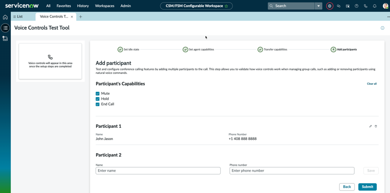 Add participants in the simulator
