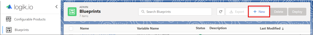 New blueprint