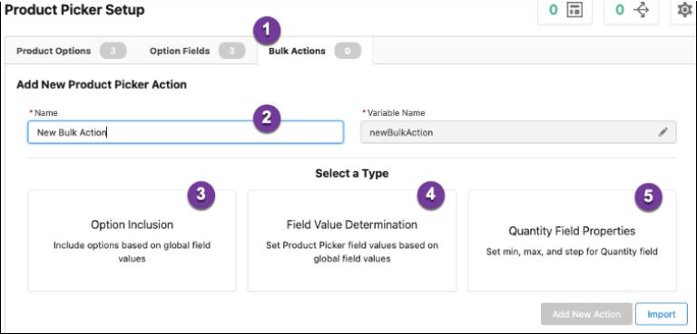Product Picker: bulk actions