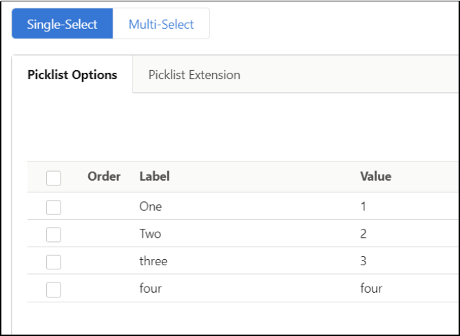 Aggregates on picklist subfields