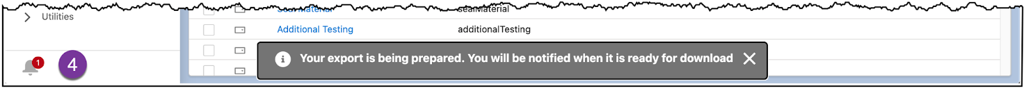 CSV fields export