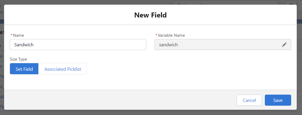 New field