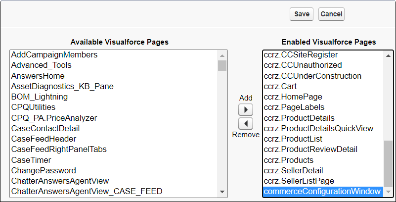 Visualforce page