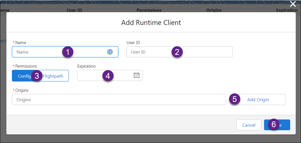 Add a runtime client interface