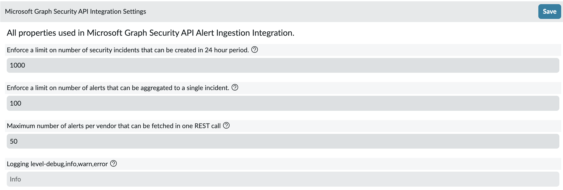 Microsoft Graph 보안 API: 통합 설정